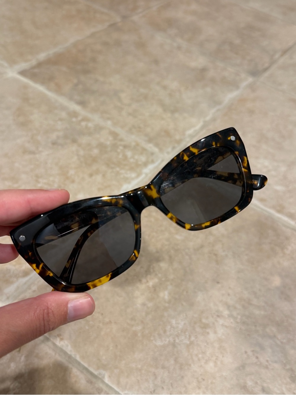 J. Crew Tortoiseshell Cat-Eye Sunglasses - Brown Lenses